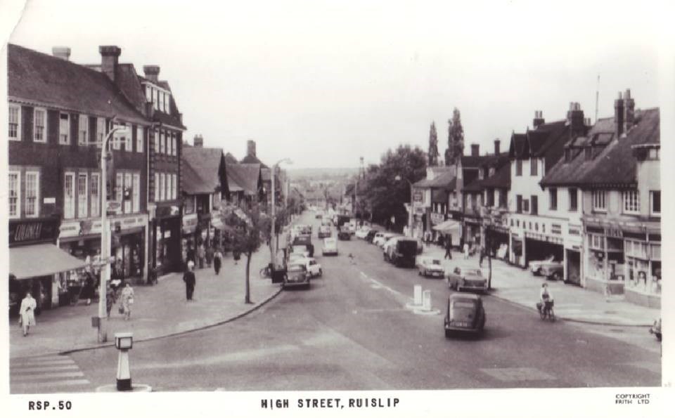 High Street Ruislip From Above At Ickenham Road