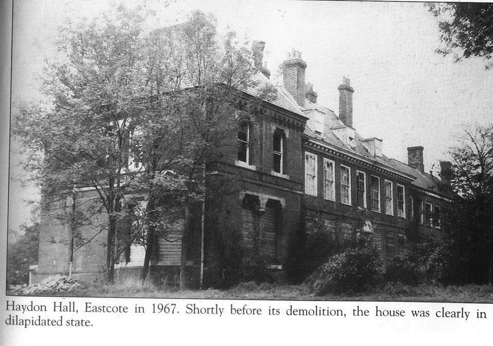 Haydon Hall Just Proir To Demolition