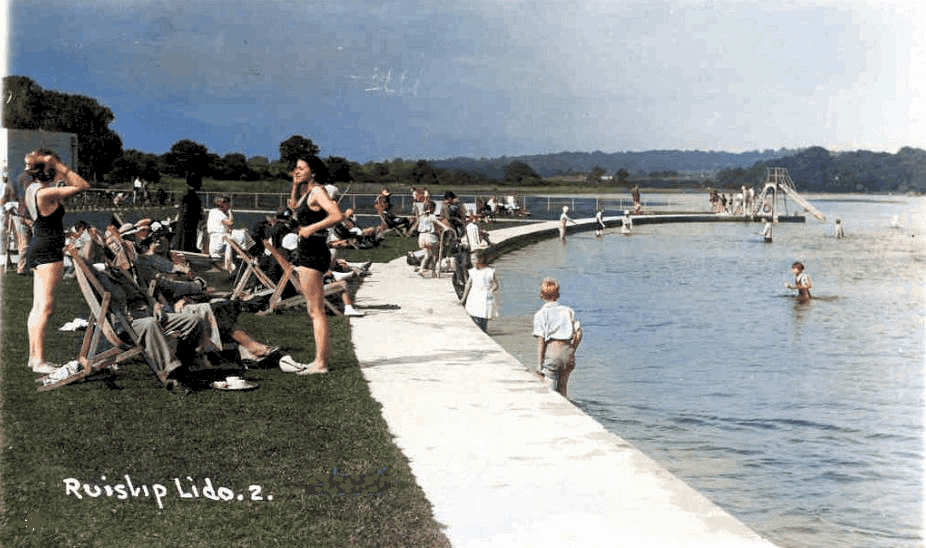 Bathing At Ruislip Lido In The 1960'S