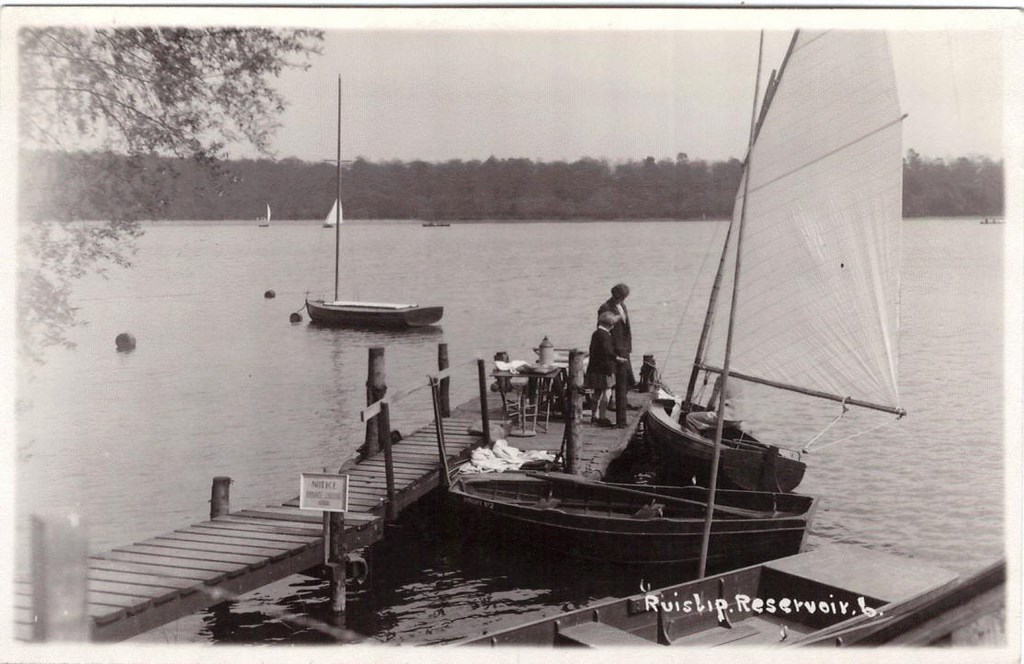 Ruislip Lido Sailing Boat