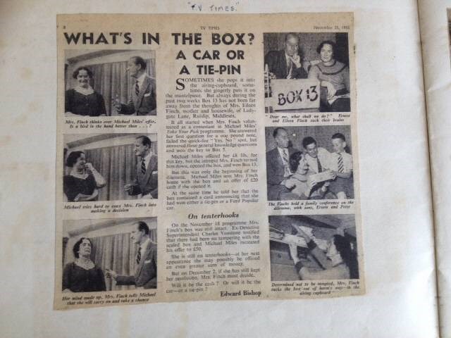 Mrs Finch of Ruislip wins a car