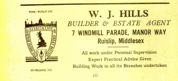 Hills Builder And Estate Agent Ruislip