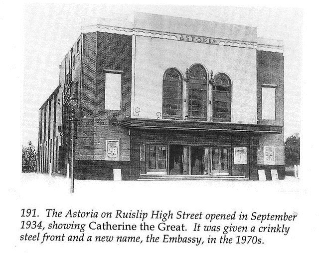 Astoria Ruislip opened September 1934