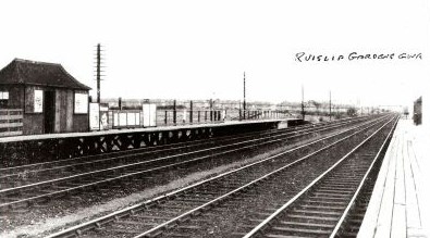 Ruislip Gardens Station from the old British Rail platform